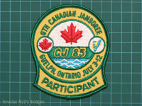 CJ'85 6th Canadian Jamboree Participant - Error [CJ JAMB 06a.99]